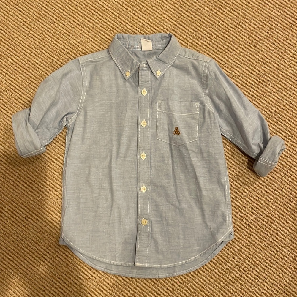 Baby Gap blue button down - size 4T
